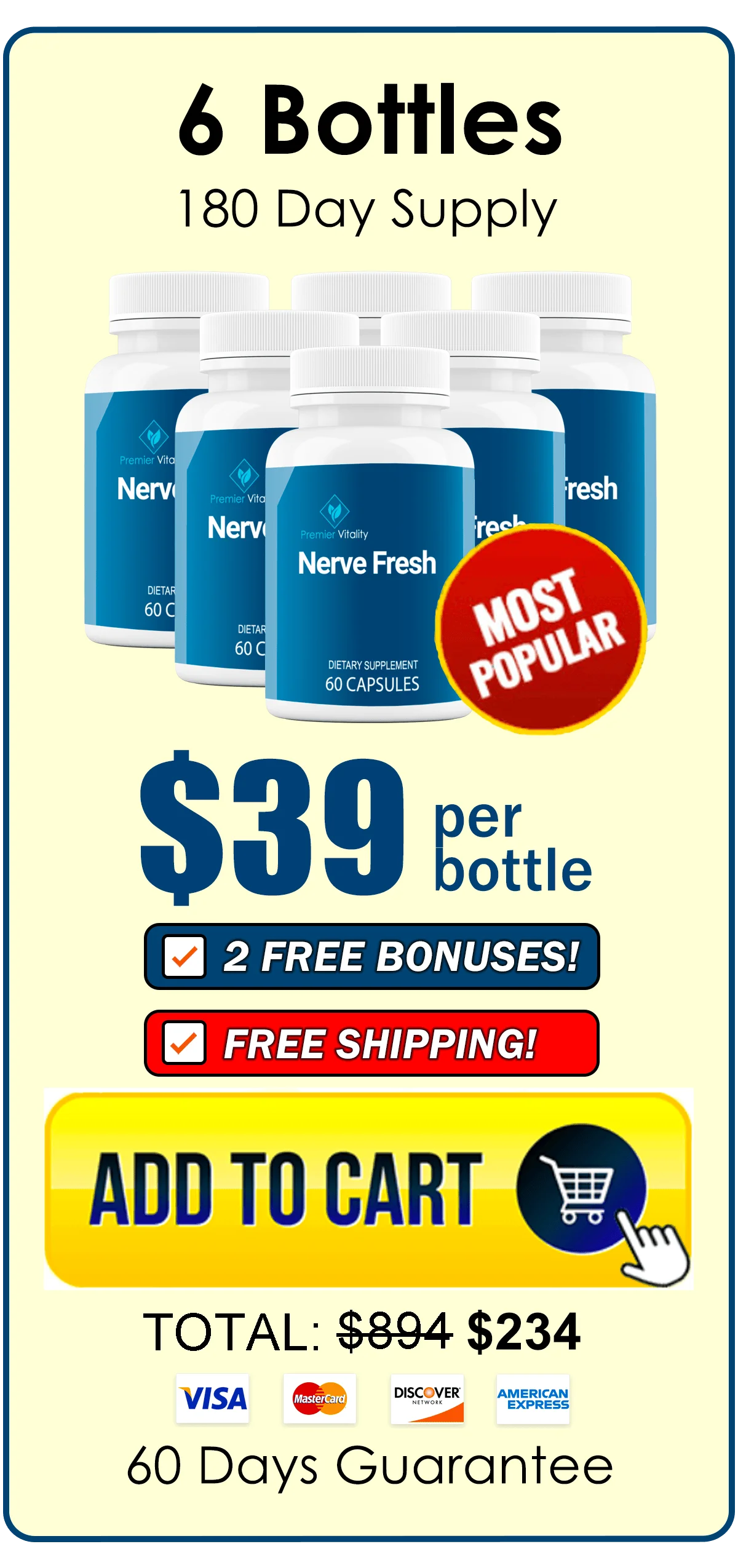 CalmPRO5™ 6 bottles pricing